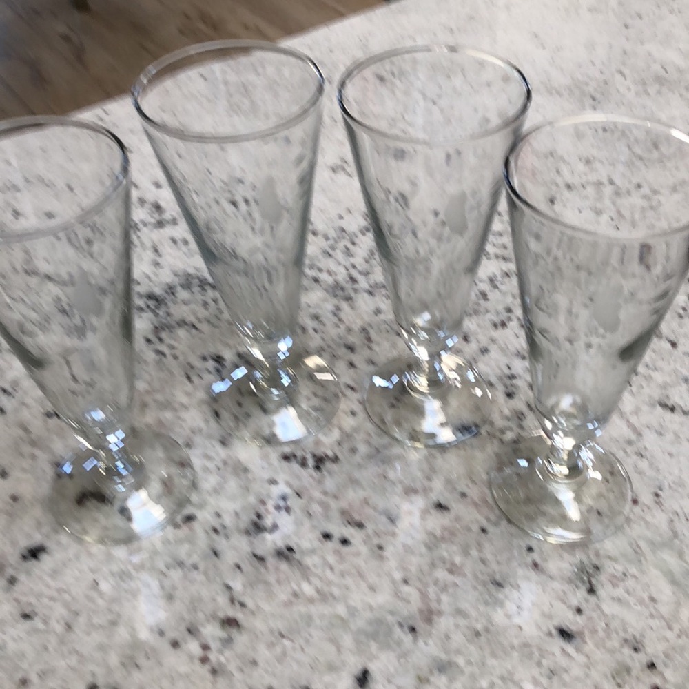 Princess House Set of 4 Beer Glasses